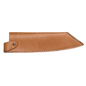 19cm santoku knife leather guard