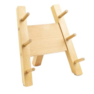 wooden knife stand
